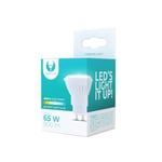 LED-Lampe, GU10, 10W, 230V, 6000K, Keramisk, Kaldhvitt