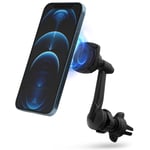Ringke Power Clip Wing Magnetic Air Vent Phone Holder Car Mount 360° Rotation Long Reach Neck Double Knob Technology for Smartphone, Tablet, and other Handheld Devices