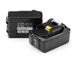 Insma - Batterie de remplacement 18V 3.0 Ah pour Makita 18V BL1830 BL1840 BL1850 BL1860 BL1835 194205-3 194309-1 LXT-400 pour outil électrique lbtn