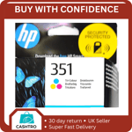 HP 351 Colour Ink Cartridge for HP Photosmart C4480 Printers brand new