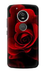 Red Rose Case Cover For Motorola Moto G6 Play, Moto G6 Forge, Moto E5