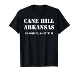 Cane Hill Arkansas Coordinates Souvenir T-Shirt