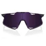 100percent Hypercraft Sunglasses Black Dark Purple Lens/CAT3