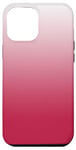 Coque pour iPhone 13 Pro Max Couleur de l'année 2023 VIVA MAGENTA OMBRE GRADIENT WHITE