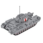 Myste Technics Tank Model Building Set, 810Pcs MOC Military Churchill Tank WW2 Military Tank Building Blocks, Construction Set Compatible with Lego Technics - Static Version