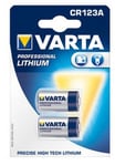 Varta, CR123A Fotobatteri 3 V 1600 mAh - 2 st