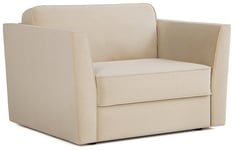 Jay-Be Elegance Fabric Cuddle Chair Sofa Bed - Cream