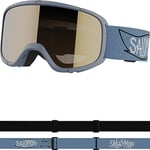 Salomon Rio Kids Goggles Ski Snowboarding, Kid-friendly fit and comfort, More eye comfort, and Durability, Blue, One Size