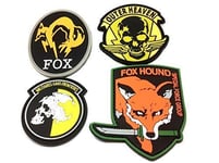 Metal Gear Solid Cosplay PVC Airsoft Paintball Patch SET ONE