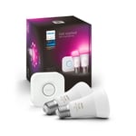 Philips Hue White And Colour Ambiance E27 Starter Kit With Bridge