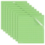 8-pack Skärmatta för Cricut 12x12 tum StandardGrip Limmig Hållbar Matta för Cricut Explore