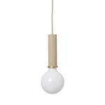 Ferm Living Collect Socket taklampa hög kaschmir