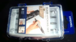 Dremel Glass Etching Set 682. 8 Accessories. New in case. 2615C682JA. Fast post!