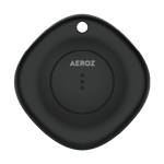 AEROZ - TAG-1000 Black - Key finder for use with iPhone - Works with Apple Find My app