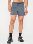 New Balance Mens Running Rc Seamless Shorts 5 Inch - Grey, Grey, Size M, Men