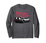 Back To The Future Retro Vintage Delorean Long Sleeve T-Shirt