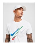 Nike Mens Sportswear Men’s Swoosh Logo T-Shirt White Cotton - Size X-Large