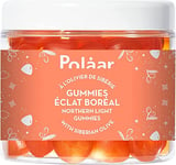 Polåar - Gummies Belle Peau Eclat Boréal - Complément alimentaire à base d'Olivier de Sibérie, Acide Hyaluronique, Zinc & Vitamines - Eclat, anti-âge, anti-imperfections - 42 Gummies - Vegan