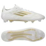 adidas F50 Elite Fg Day Spark - Vit/guld/vit - Gräs (Fg), storlek 46⅔