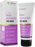 PUB Neem & Salicylic Acid Face Wash Cleanser - Deeply Cleanses, Exfoliates & Pre