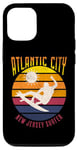 iPhone 12/12 Pro New Jersey Surfer Atlantic City NJ Sunset Surfing Beaches Case