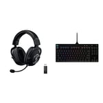 Logitech G PRO X Wireless LIGHTSPEED Gaming Headset PRO TKL Mechanical Gaming Keyboard