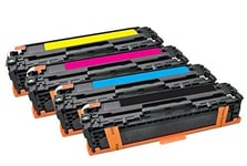 Freecolor ce320a 21 22 23 a pour imprimante hp color laserjet cp1525 kit rainbow-premium cartouche toner 1300, 2000 pages à 5 %