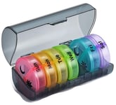 Monday to Sunday Day and Night Weekly Tablets Pill Box Organiser Storage Holder