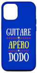 Coque pour iPhone 12/12 Pro Guitare Apéro Dodo | Prof de Guitare et Guitariste Groupe