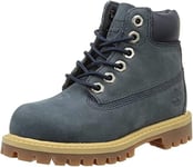 Baby Boys UK 8.5 Timberland 6" Premium Waterproof Boots Navy Blue Primaloft