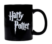 SD toys Logo Harry Potter Tasse en céramique Blanc/noir 8 cm