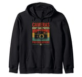 Photography Lover Cameras Don't Take Photos Photographers Do Zip Hoodie