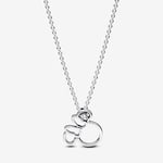 Pandora Disney Minnie Mouse Sterlingsølv Halskjede Med Zirconia 393187C01-45