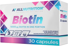 Allnutrition Biotin, 5000Mcg, 30 Caps