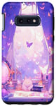 Coque pour Galaxy S10e Belle pièce d'anime fantaisie papillon violet