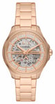 Armani Exchange AX5262 Women's Automatic | Skeleton Dial Watch Rose Gold / Female