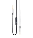 AGS Retail Ltd Compatible Audio Cable Replacement for Skullcandy Grind Headsets – 1.5m, Black, Headphone Cable with 3.5mm/2.5mm Gold-Plated Jacks | Audio Accessories