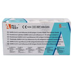 Alltest AllTest Kombinerat Självtest SARS-CoV-2 & Influensa A+B Antigen Näsprov 5-pack