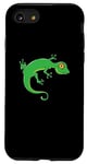 Coque pour iPhone SE (2020) / 7 / 8 Gecko vert