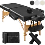 Adjustable Portable Folding Massage Table Bed Therapy Beauty 7,5 Cm + 2 Pillows