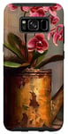 Coque pour Galaxy S8 Arrosoir floral orchidée
