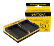 Patona Dual Lader for Sony NP-FZ100 A7 III A7M3 Alpha 7 III A7 R III A7RM3 Alpha 7 R III A 15060191683 (Kan sendes i brev)