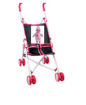 Unibos Have Duty Dolls Foldable Stroller Pink and Blue Buggy Jogger/Small Baby Doll Pram Dolls Accessories Foldable for easy storage Toy New (Pink)