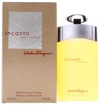 Incanto Pour Uomo By Salvatore Ferragamo For Men Shampoo and Shower Gel 5oz New