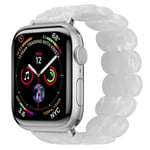 Apple Watch SE 40mm Flexibelt Armband i resin, pärlvit