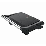 Royalty Line Panini Grill / smörgåsmaskin 1000W - Non-Stick Svart
