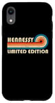 Coque pour iPhone XR HENNESSY Surname Retro Vintage 80s 90s Birthday Reunion