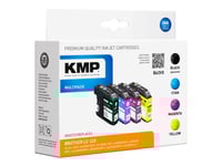 Kmp B62vx - 4-Pack - Svart, Gul, Cyan, Magenta - Kompatibel - Bläckpatron (Alternativ För: Brother Lc-223Bk, Brother Lc-223C, Brother Lc-223M, Brother Lc-223Y) - För Brother Dcp-J4120, J562, Mfc-J4625, J480, J5320, J680, J880  Business Smart Mfc-J44