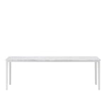 Vitra - Plate Table 113x41, Marmor - Carrara, Ben - Vit - Soffbord - Jasper Morrison - Vit - Metall