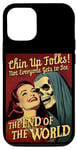 Coque pour iPhone 15 Pro 1950s Horror Comic Chin Up Folks Not Everyone Gets To See...